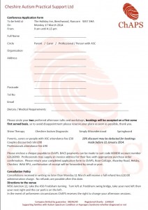ChAPS application form 2014 image