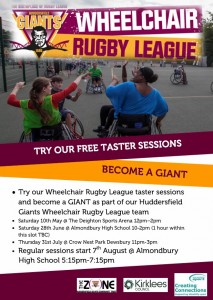 Huddersfield Giants Wheelchair Rugby League Taster Sessions image