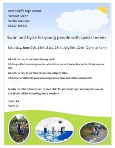 Ravenscliffe Saturday Kids Club flier (special needs) image