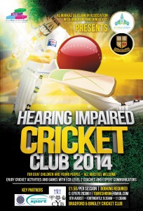 Cricket Club for deaf young people 2014