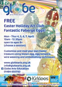 globe easter eggs craft session 2016