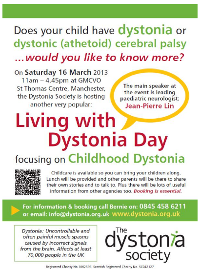 Manchester Living with Dystonia Event