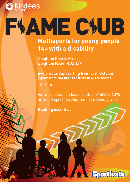 disability sports flyer young people